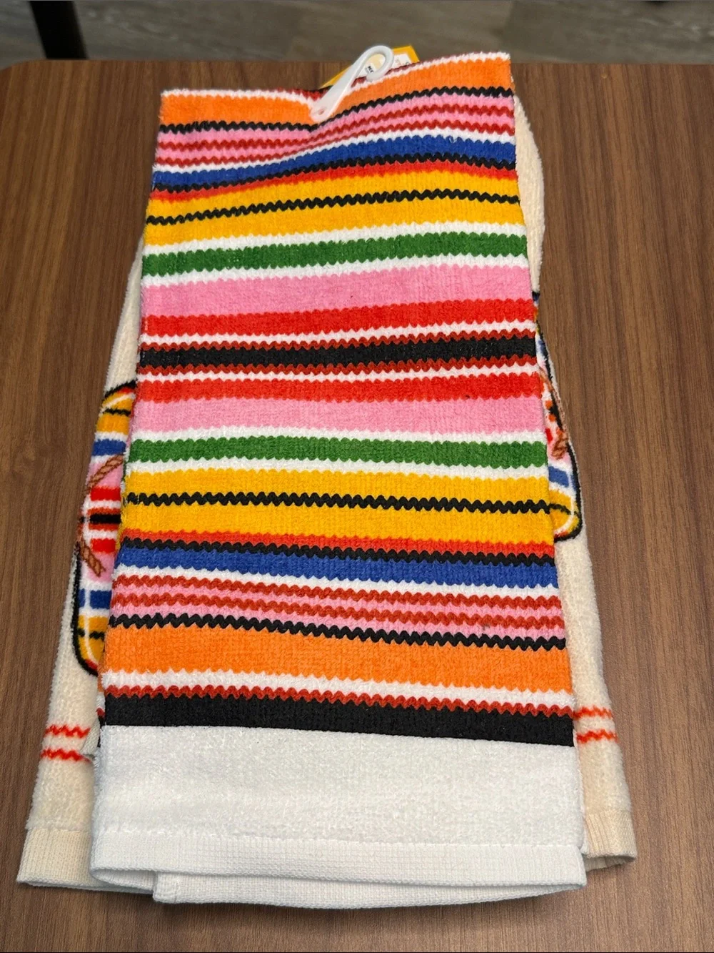 NWT Kohl's Live Life In Flip Flops Summer Kitchen Towels Set of 2